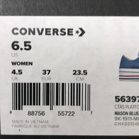 Converse CTAS PLATFORM brand new - Picture 14 of 16